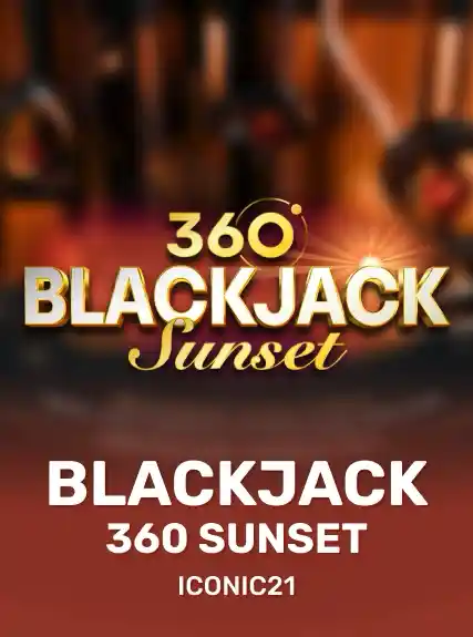 Blackjack 360 Sunset game tile